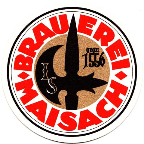 maisach ffb-by maisacher rund 6a (215-hg gold-doppelrahmen schwarz) 